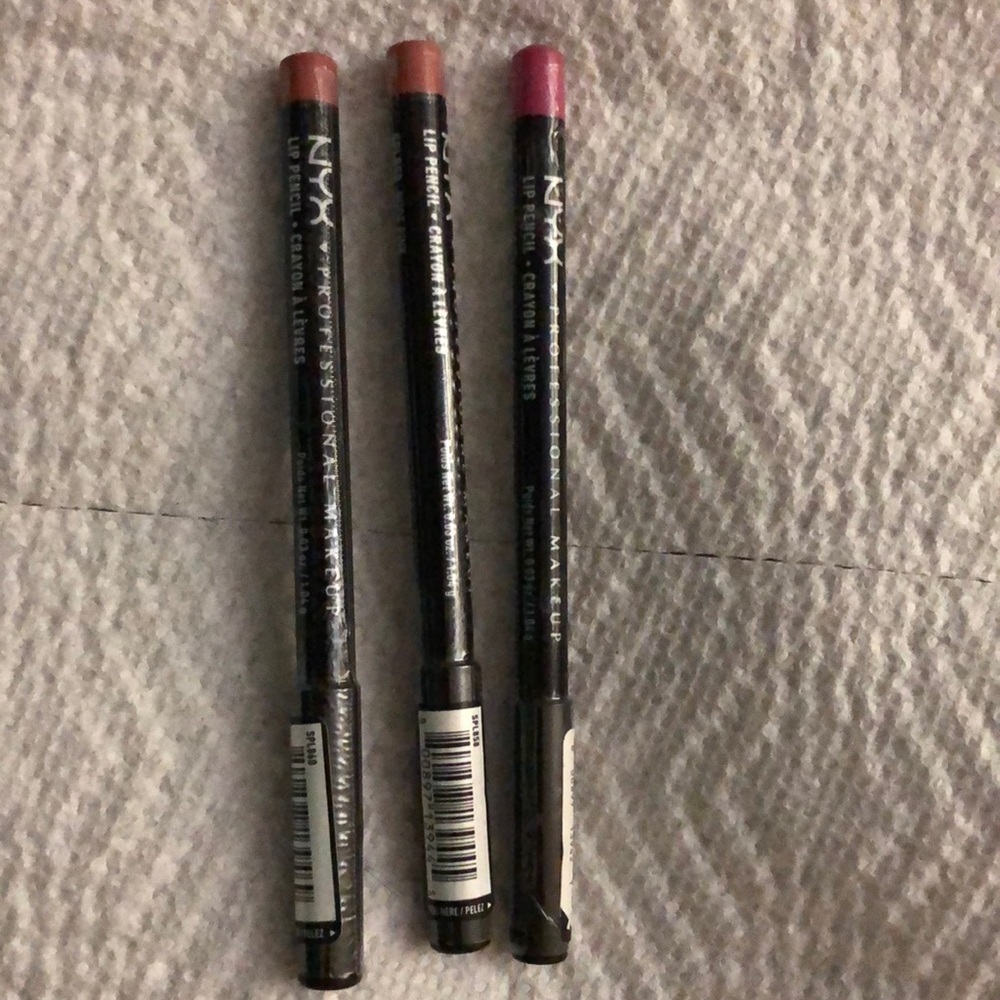 Bundle of 3 NYX Lip Liner Pencils